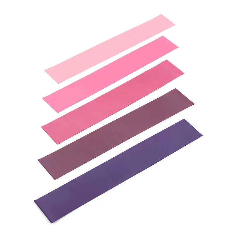 Kit 2 Faixas Elásticas Mini Band para Treino Funcional