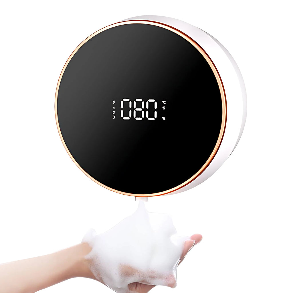Dispenser Inteligente de Parede com Visor Digital e Sensor Automático