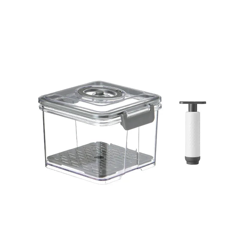 Kit Organizador de Geladeira a Vácuo para Conservar Frutas e Legumes