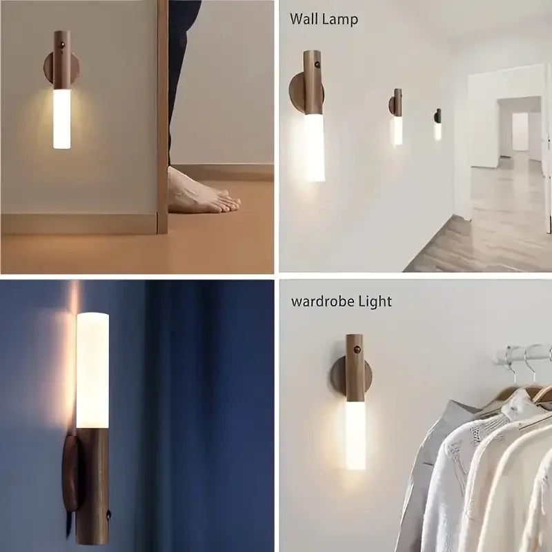 Luminária de Parede LED com Sensor de Movimento (Magnética)