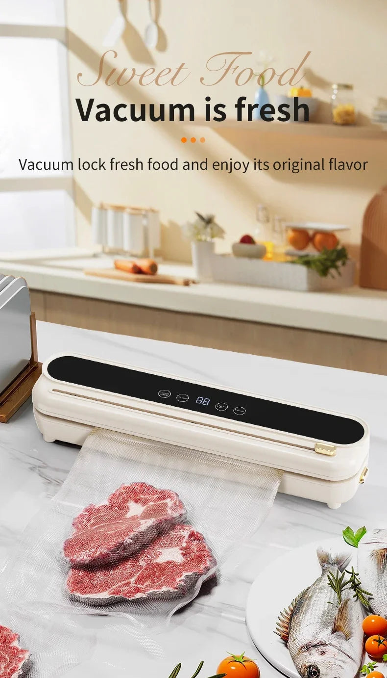 Máquina Seladora Automática 30cm: Múltiplos Modos (Seco/Úmido)