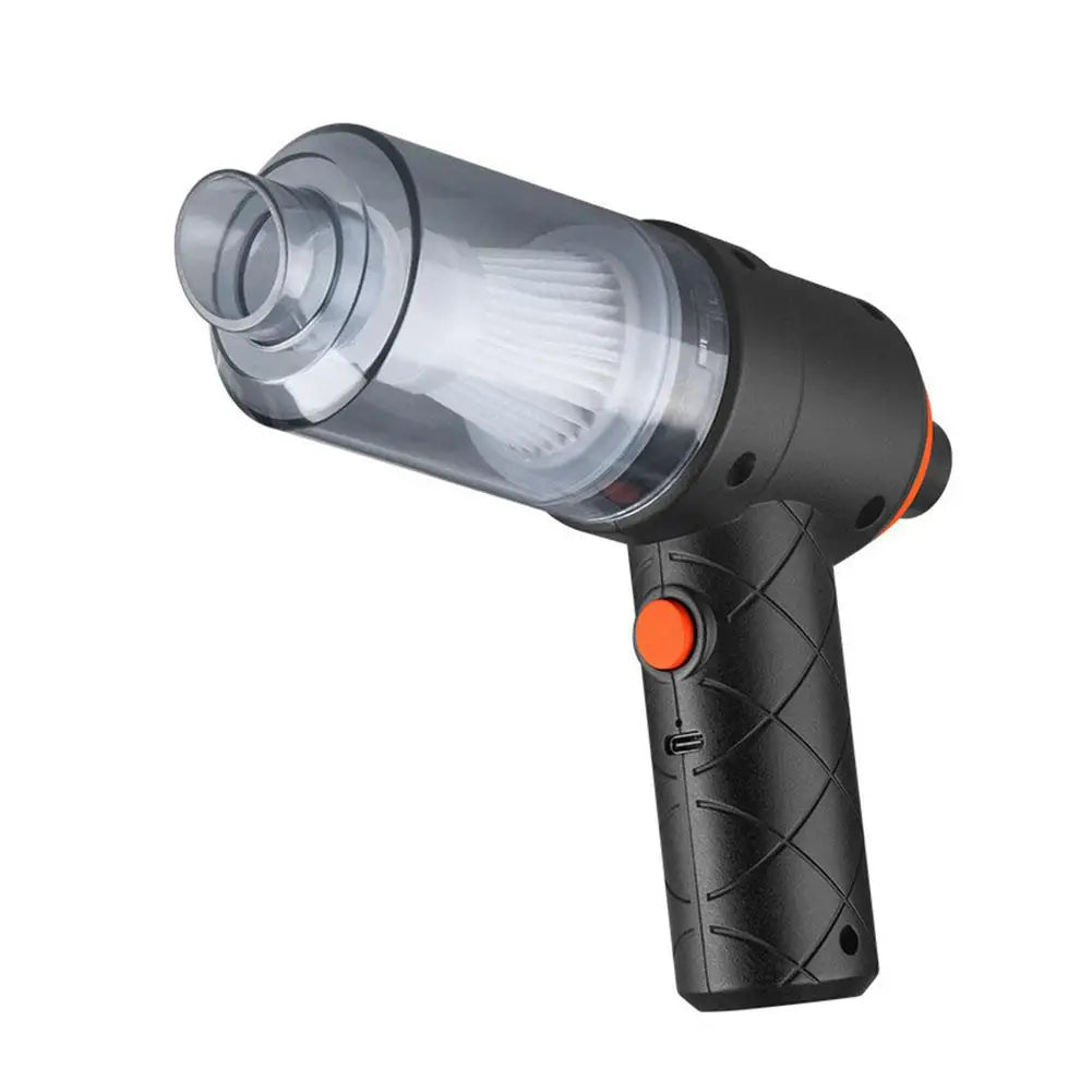 Mini Aspirador de Pó Portátil Sem Fio para Carro e Casa (120W)
