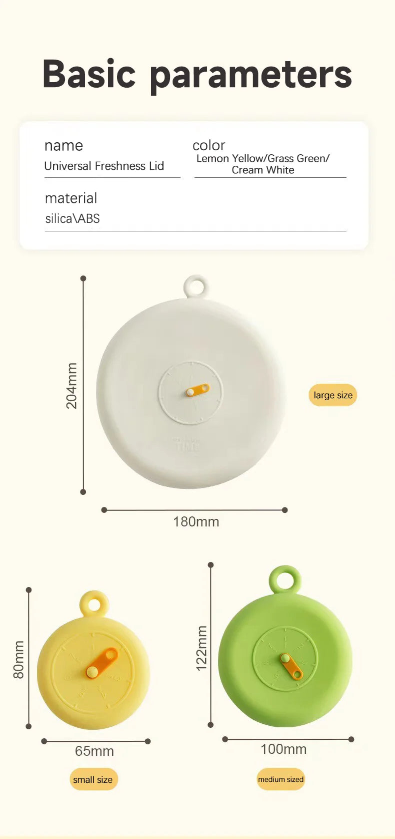 Kit (2/4) Tampas Elásticas de Silicone