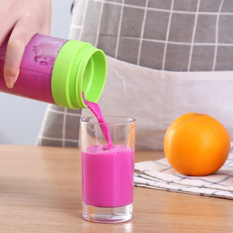 Copo Liquidificador Elétrico USB para Smoothies e Sucos (6 Lâminas)