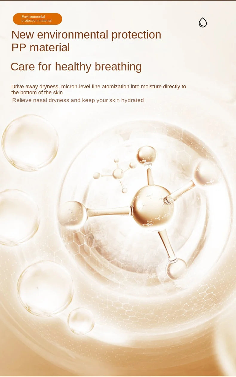 Mini Difusor de Aromas Ultrassônico USB com Luz Noturna LED (150ml)