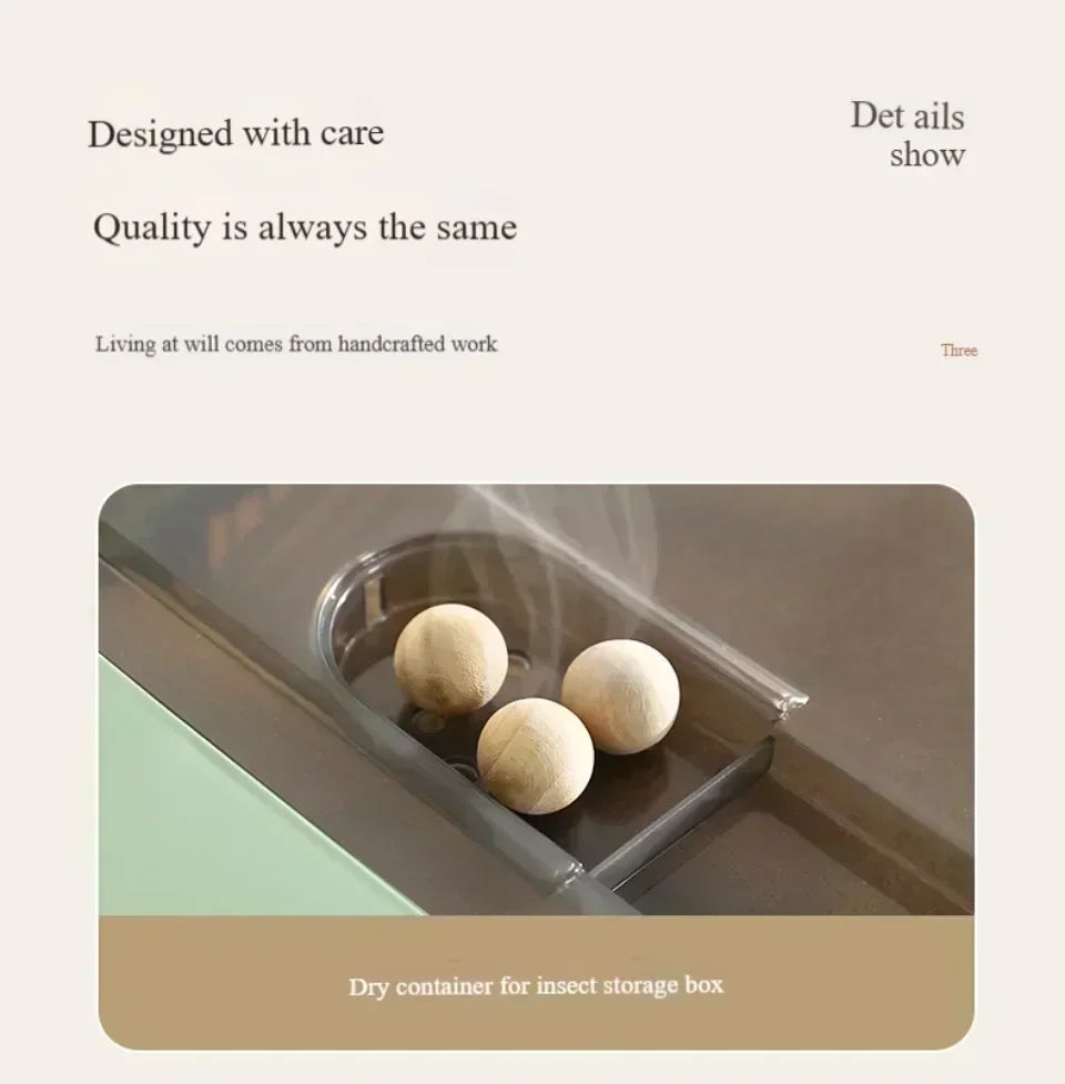 Baú Organizador Empilhável com Portas Frontais e Rodas