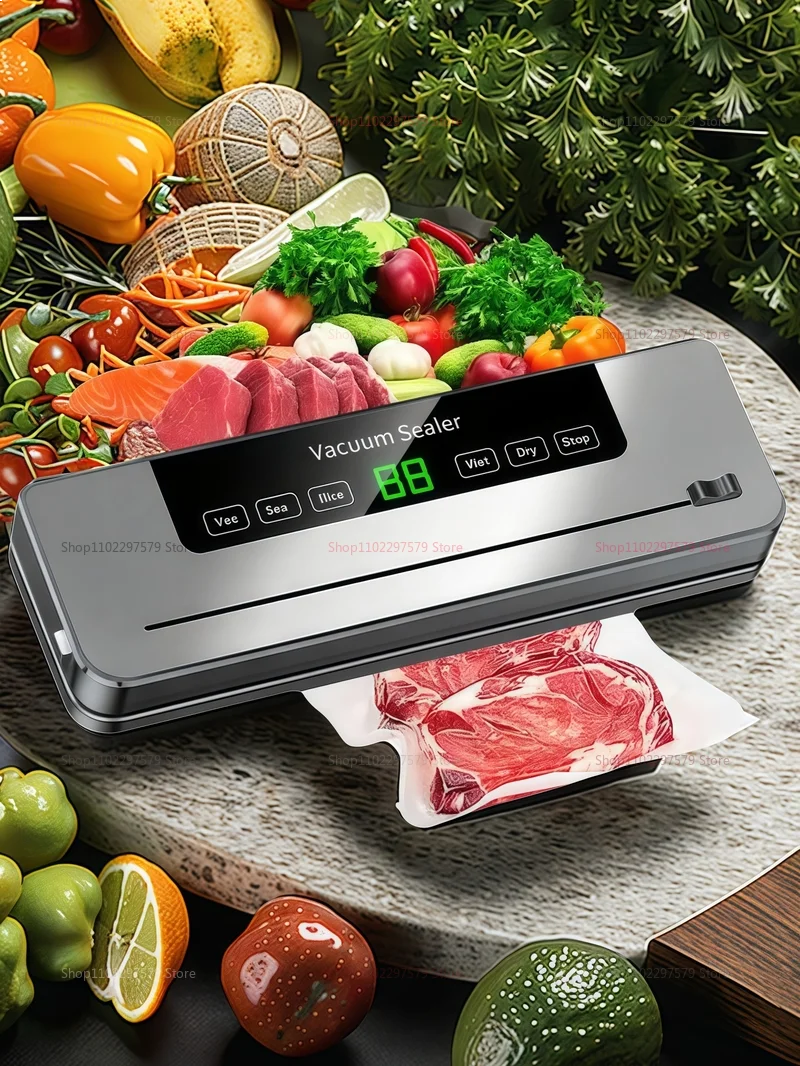 Seladora a Vácuo Profissional 30cm: Para Alimentos Secos e Úmidos