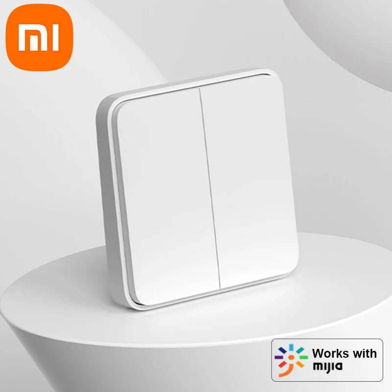 Interruptor Inteligente Xiaomi Sem Fio (Versão Tecla Dupla)