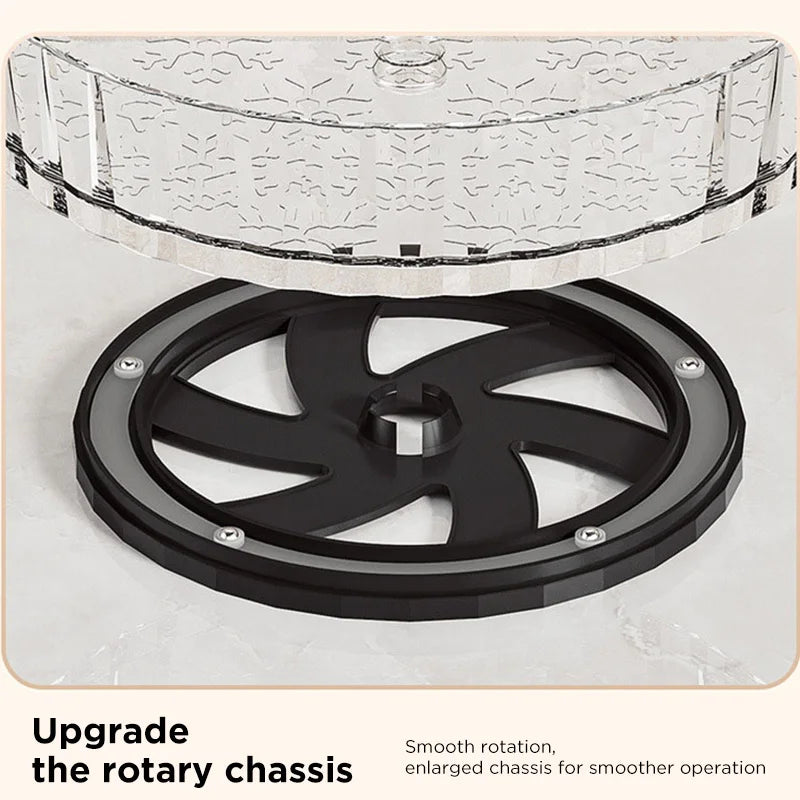 Organizador Giratório 360°: Organizador de Especiarias Antiderrapante