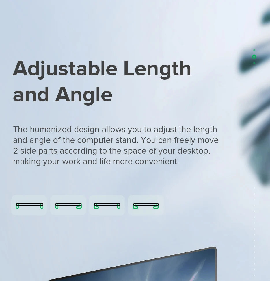 Suporte Ergonômico para Monitor e Notebook (Base de Mesa)