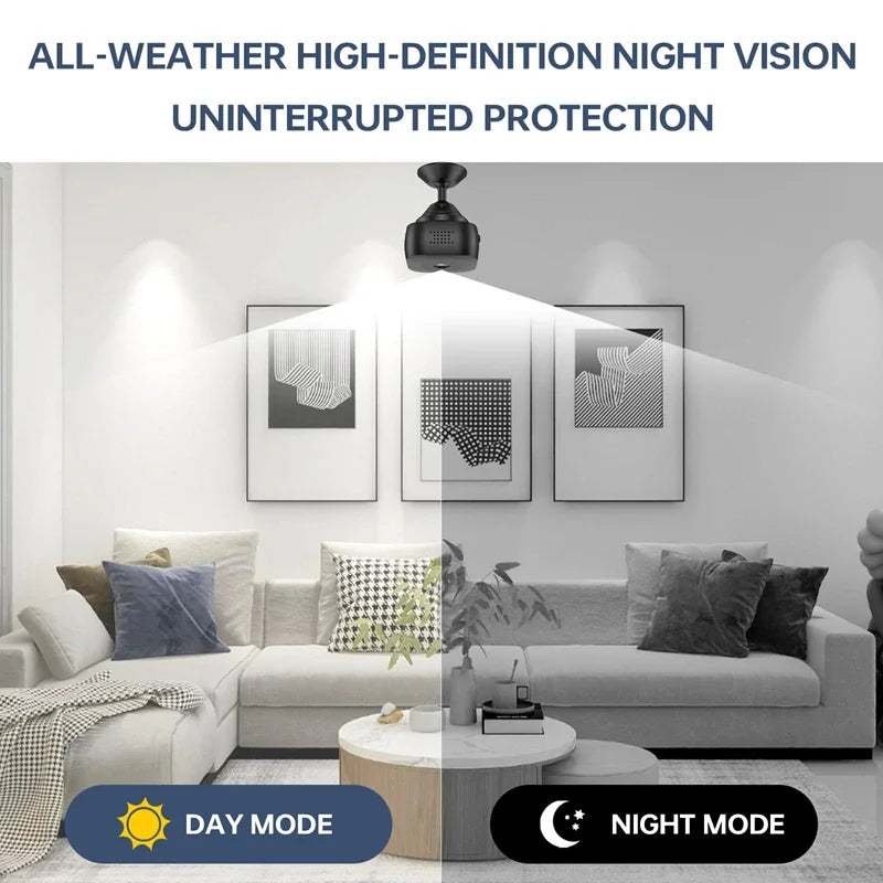 Mini Câmera de Segurança Wifi Xiaomi 4K com Visão Noturna