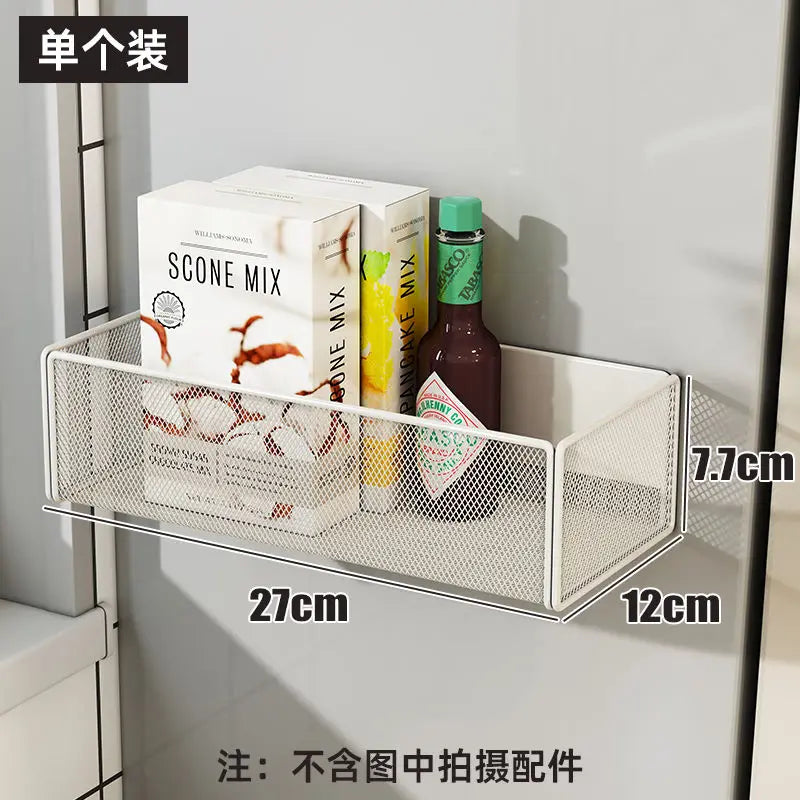 Cesta Organizadora Magnética para Lateral de Geladeira