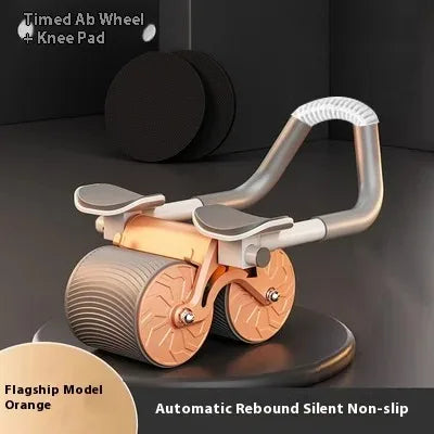 Roda Abdominal Dupla com Suporte para Celular (Exercício em Casa)