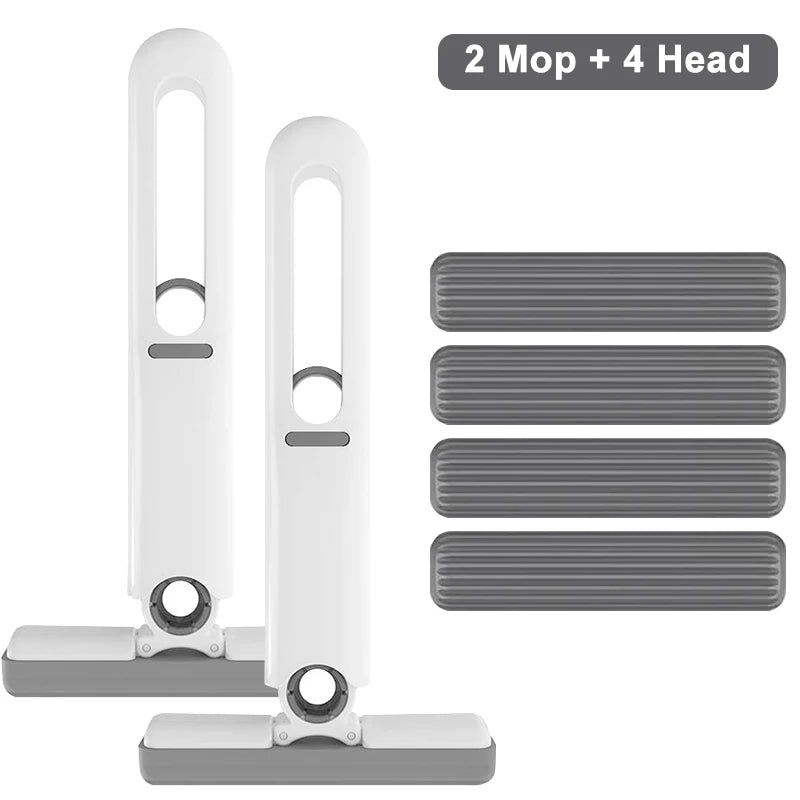 Mini Mop Portátil com Esponja Absorvente - Opções de Kit