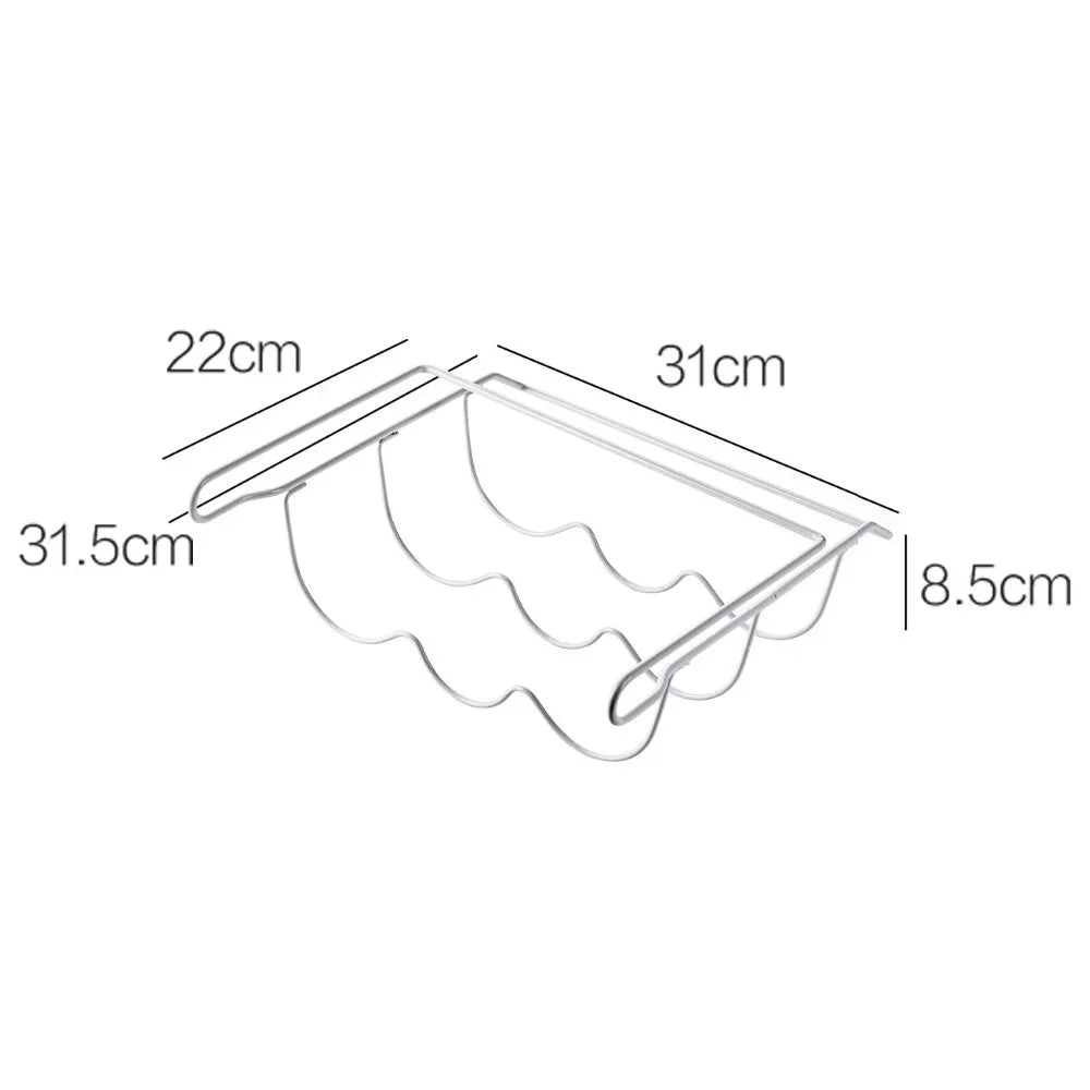 Organizador de Geladeira com Rolagem para Garrafas