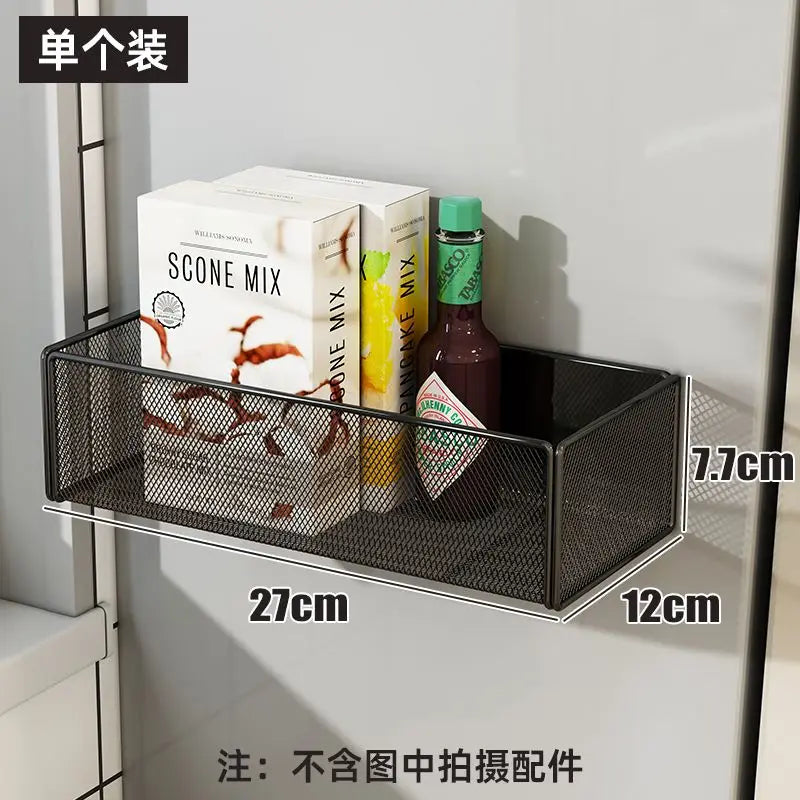 Cesta Organizadora Magnética para Lateral de Geladeira