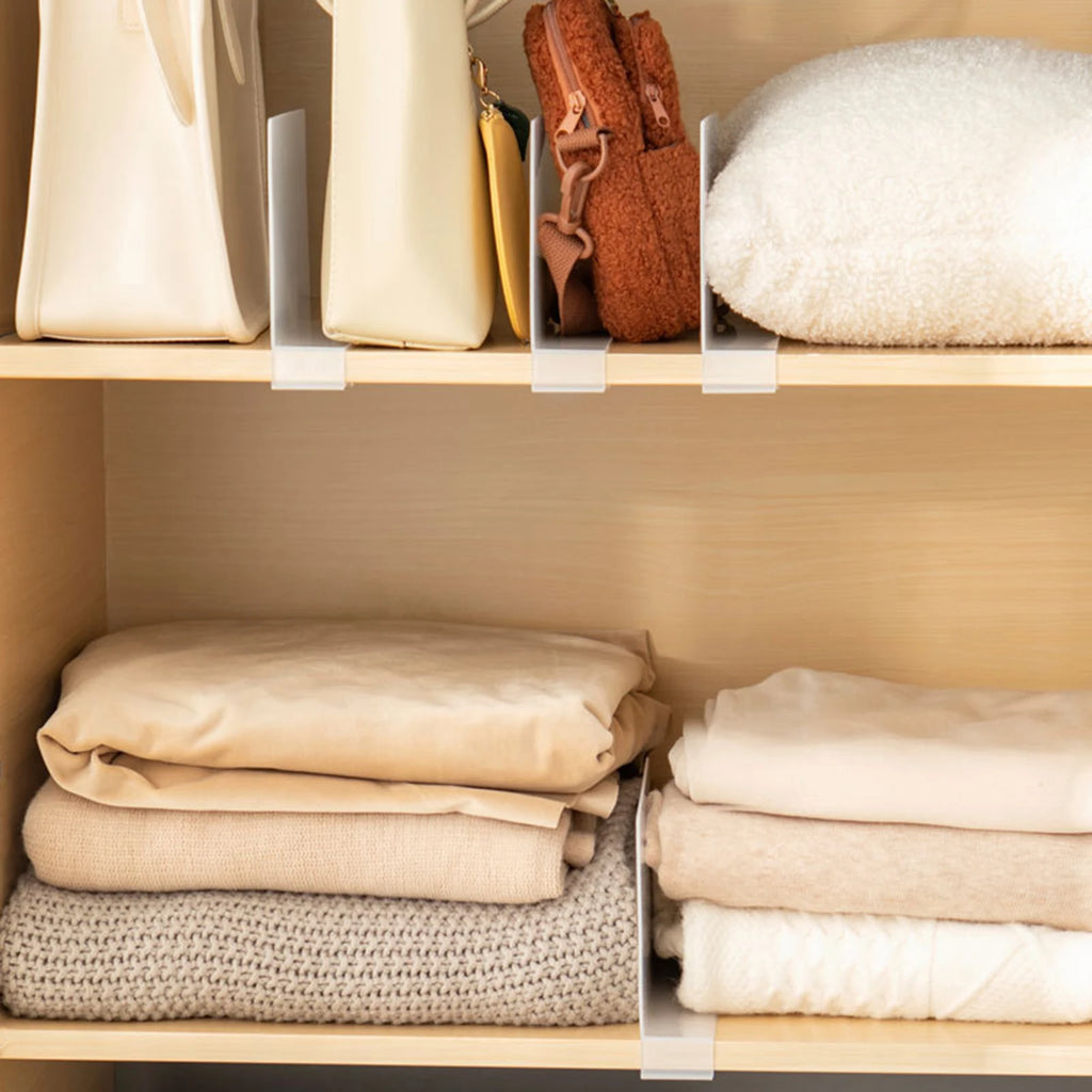 Divisória de Prateleira Ajustável com Encaixe tipo Clipe