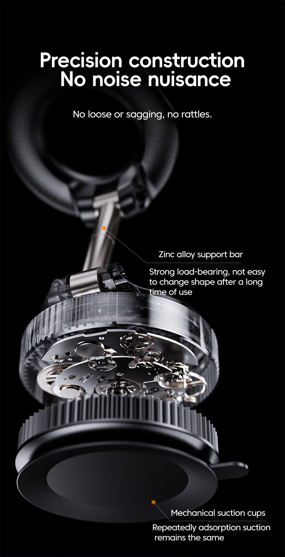 Suporte Magnético Veicular Dobrável com Rotação 360° para Painel