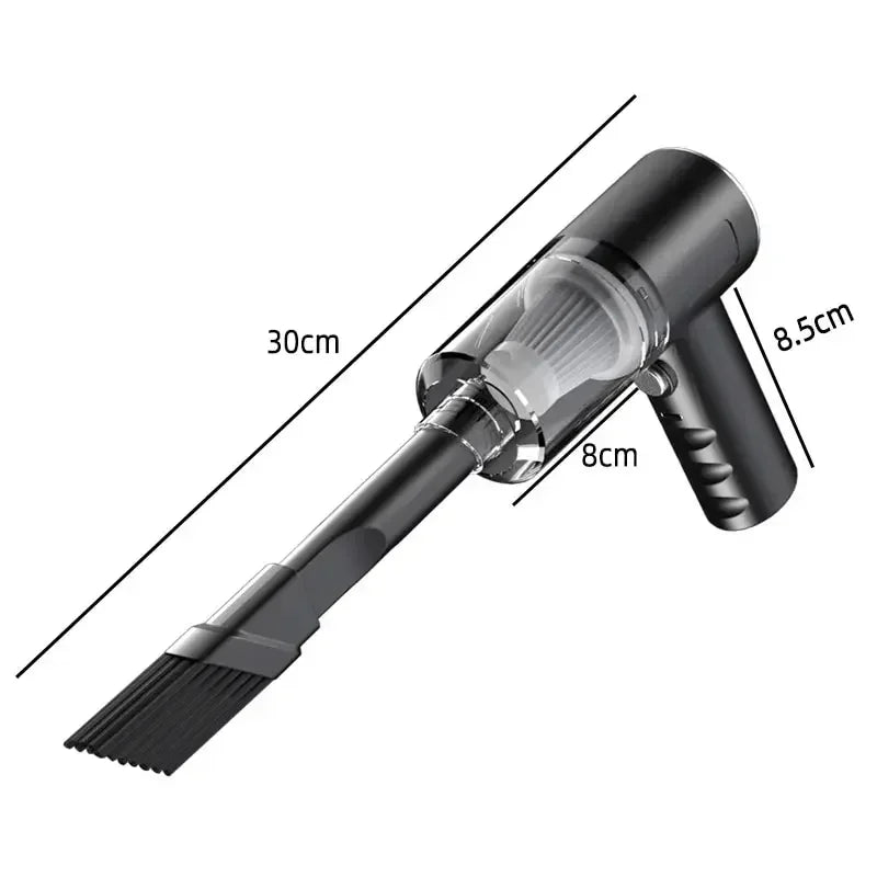 Mini Aspirador de Pó Portátil Sem Fio 5500PA para Carro e Casa