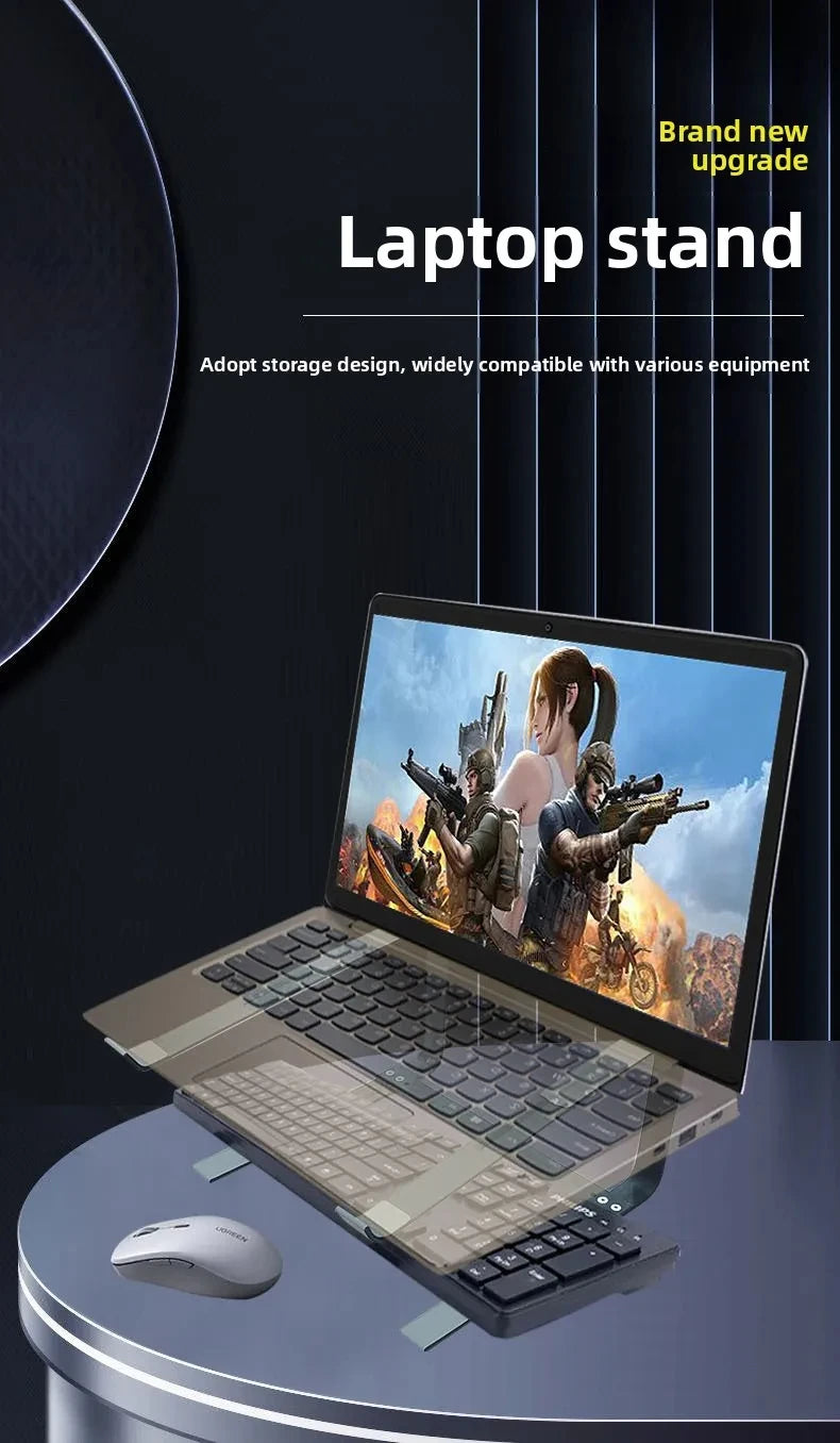 Suporte Ergonômico em Alumínio para Notebook (12 a 17.3 polegadas)