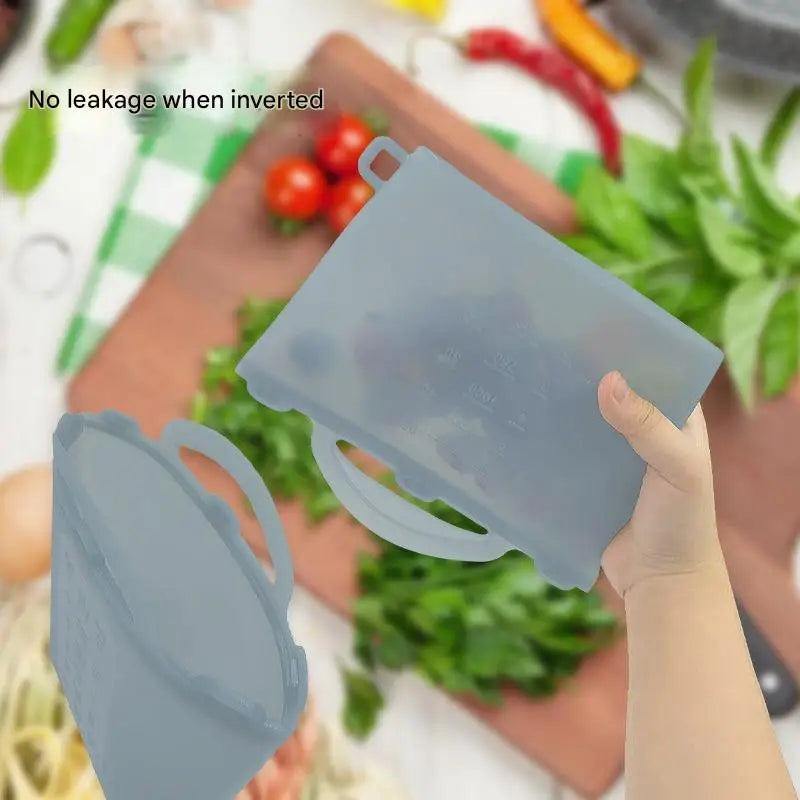 Bolsa Térmica de Silicone 1500ml: Vedação Hermética (Livre de BPA)