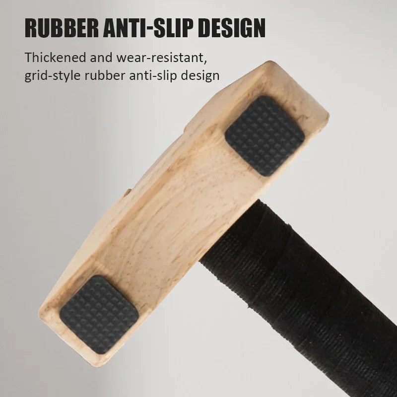 Par de Barras Paralelas de Madeira para Handstand e Flexão (Alta Resistência)