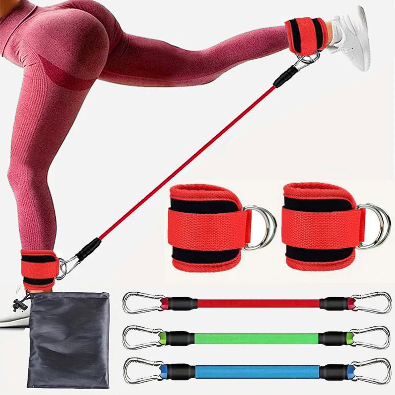 Kit Elásticos de Resistência para Treino Funcional em Casa