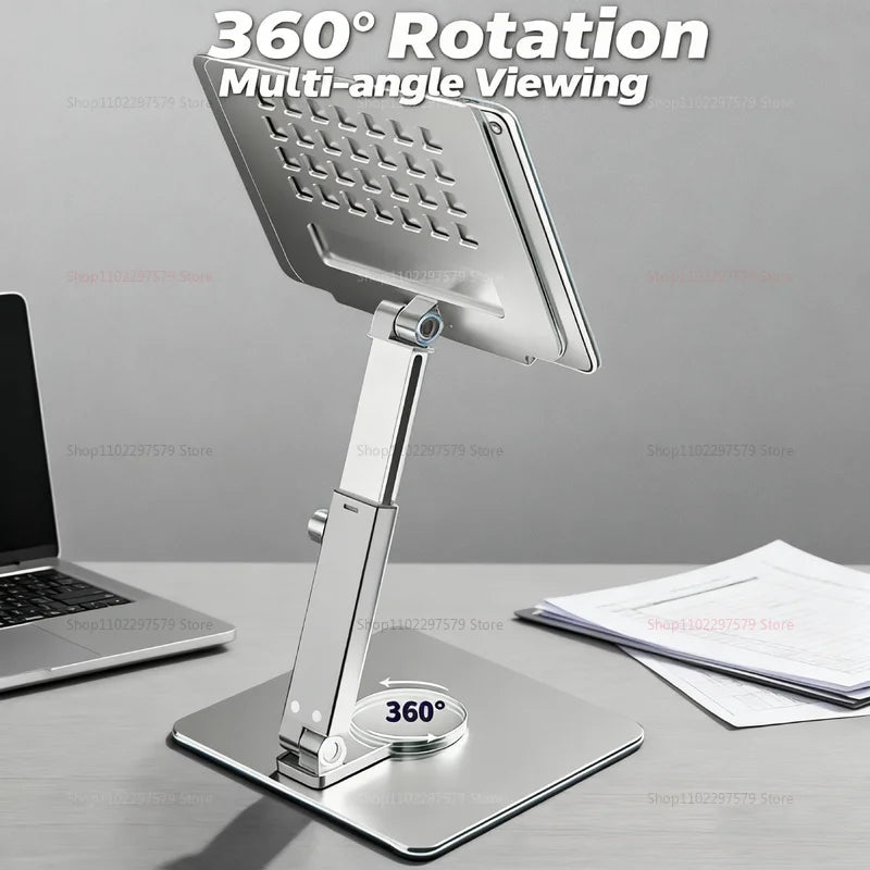 Suporte Ajustável para Notebook e Tablet com Base Giratória 360°