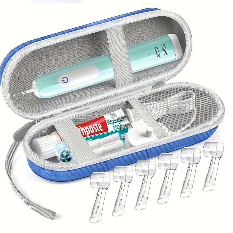 Estojo Rígido para Escova de Dente Elétrica com Bolso Interno (Case de Viagem)
