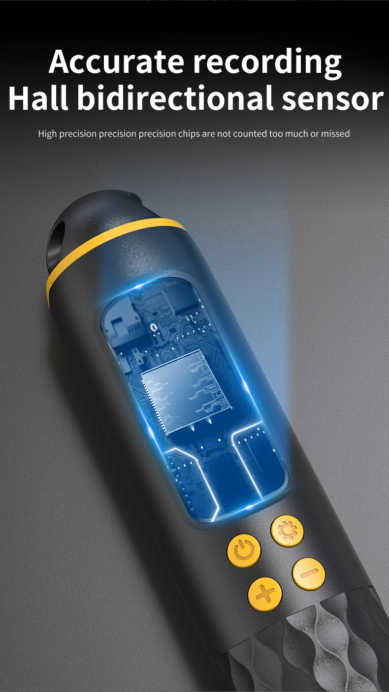 Corda de Pular com Contador Eletrônico e Cálculo de Calorias