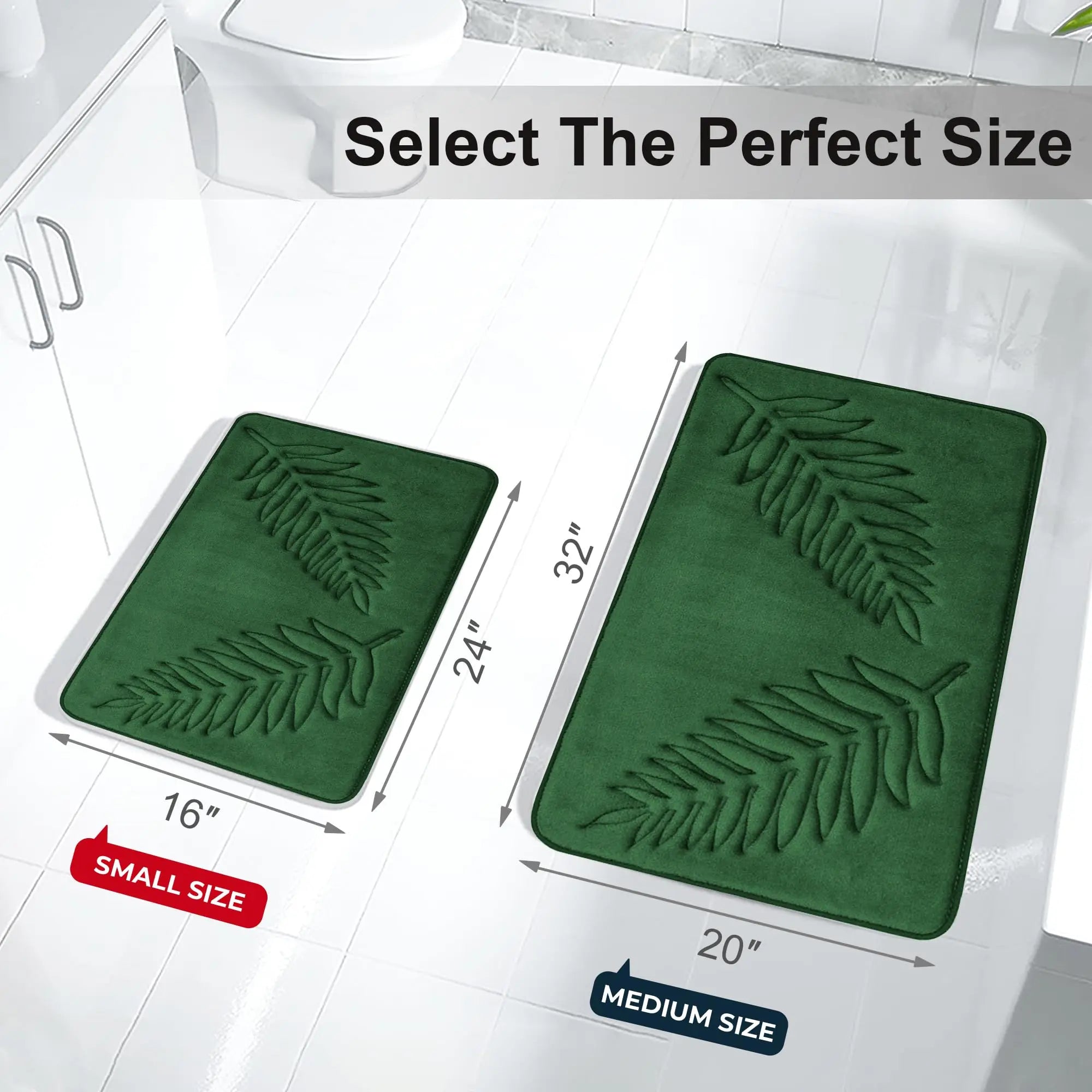 Tapete de Banho Absorvente (Secagem Rápida) Estilo Clássico