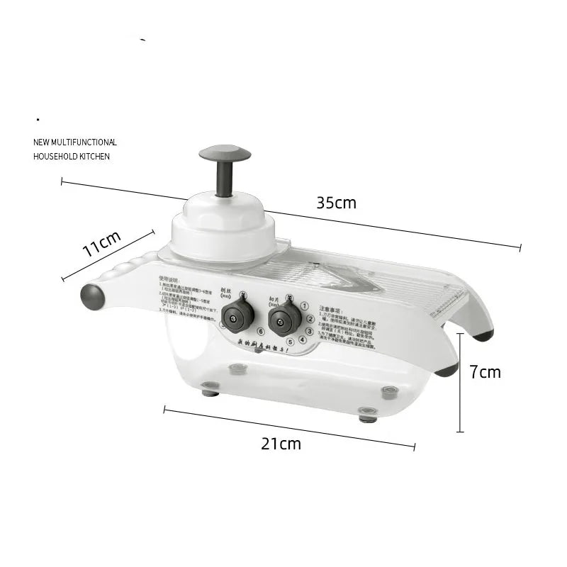 Fatiador Manual Multifuncional: Espessura Ajustável (5 Níveis)