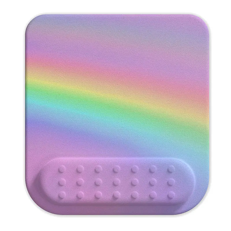 Kit Apoio de Pulso Ergonômico para Teclado e Mouse (Memory Foam)