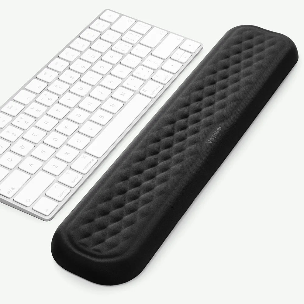 Kit Apoio de Pulso Ergonômico para Teclado e Mouse (Memory Foam)