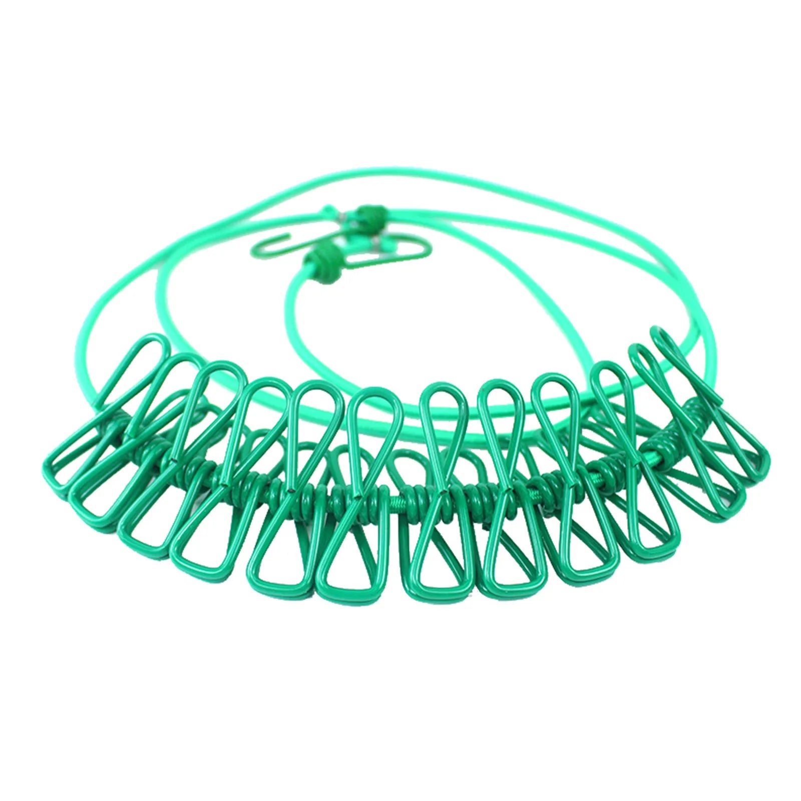 Varal de Viagem Retrátil (1.8m) com 12 Prendedores