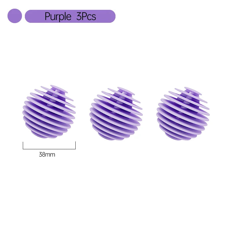 Bola de Lavanderia Silicone Reutilizável (Tira Pelos e Fiapos)