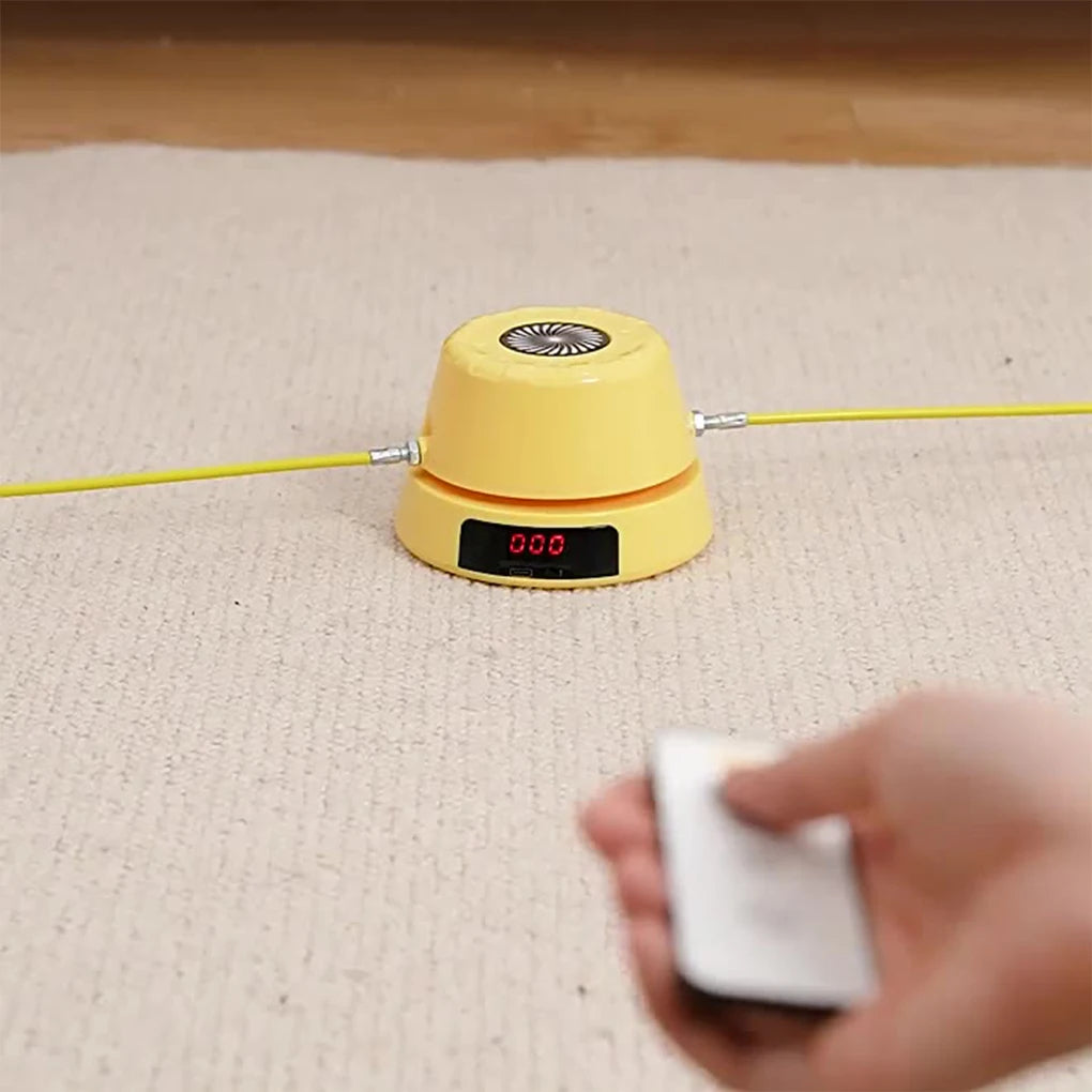 Máquina de Pular Corda Elétrica Automática com Controle Remoto