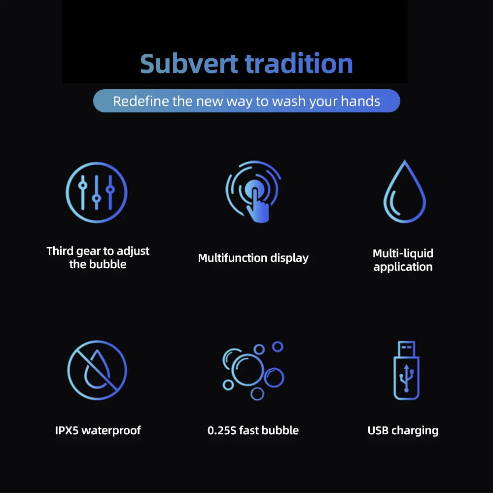 Dispenser Inteligente de Parede com Visor Digital e Sensor Automático