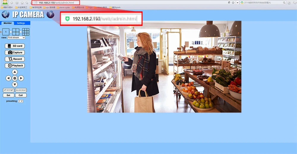 Câmera de Segurança IP Wifi 1080p com Visão Noturna