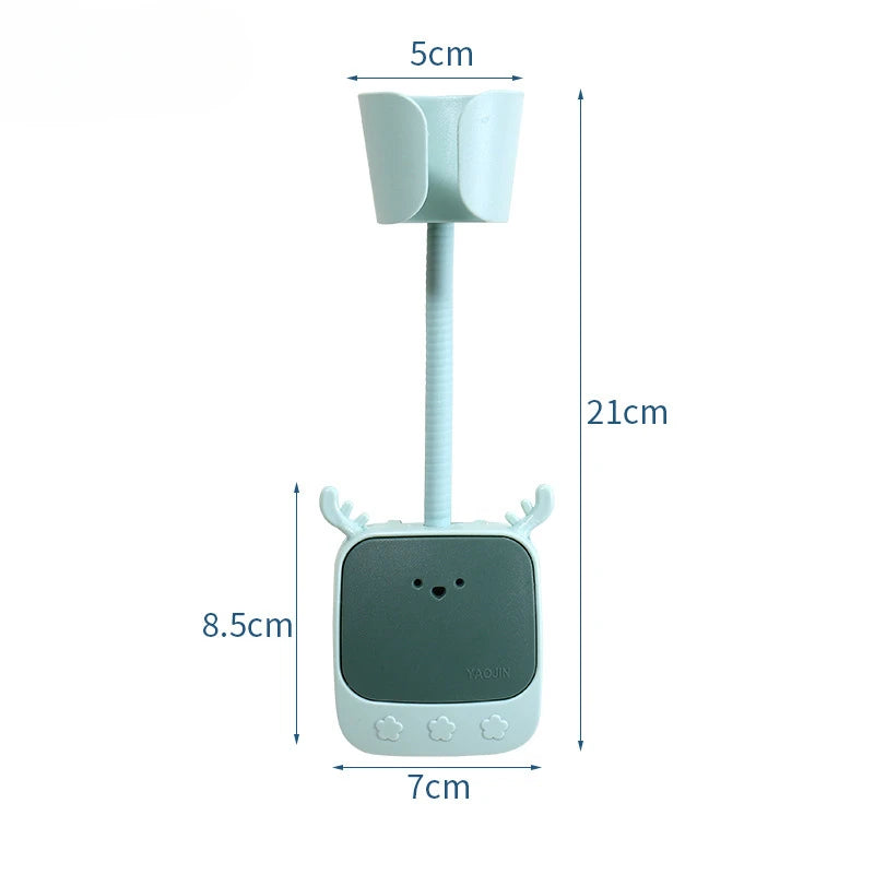 Suporte de Parede Ajustável 180° para Secador de Cabelo (Adesivo)