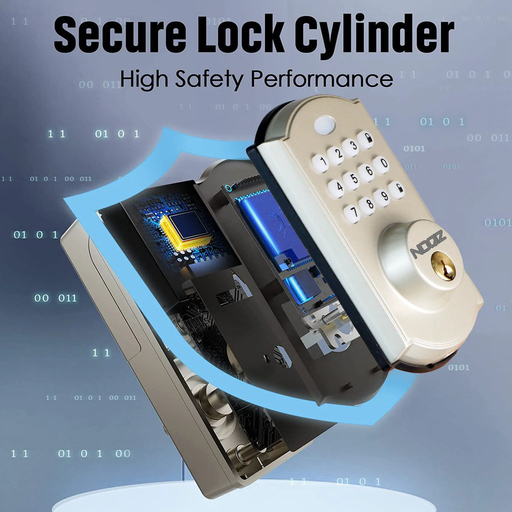 Fechadura Eletrônica Digital com Senha e Chave (Entrada Sem Chave)