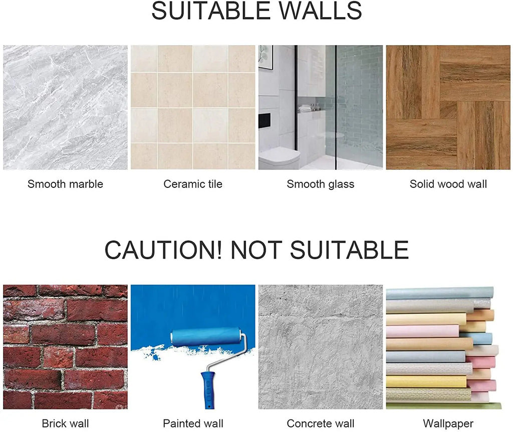 Kit 2/4 Unidades Gancho Adesivo de Parede em Aço Inox 304 (Sem Furos)