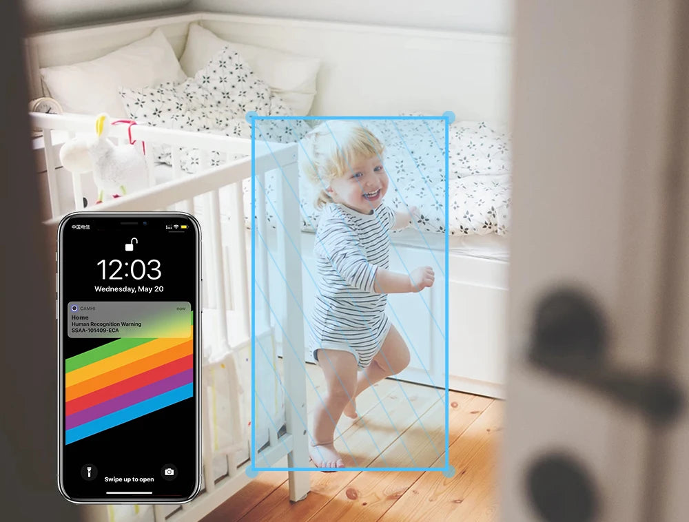 Câmera de Segurança IP Wifi 1080p com Visão Noturna