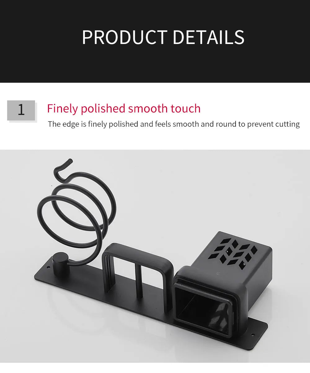 Prateleira de Canto em Alumínio para Acessórios de Banheiro FALANGSHI