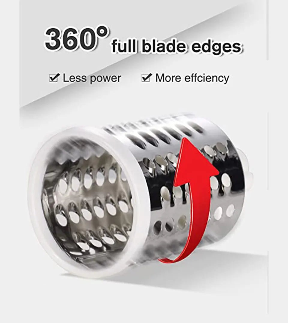 Fatiador de Legumes Multifuncional: Ralador de Batata e Queijo (3 Lâminas)