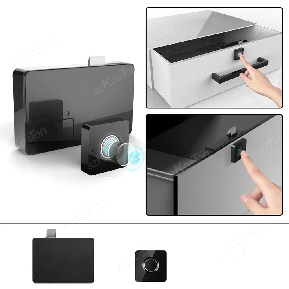 Fechadura Biométrica Inteligente para Gavetas e Armários