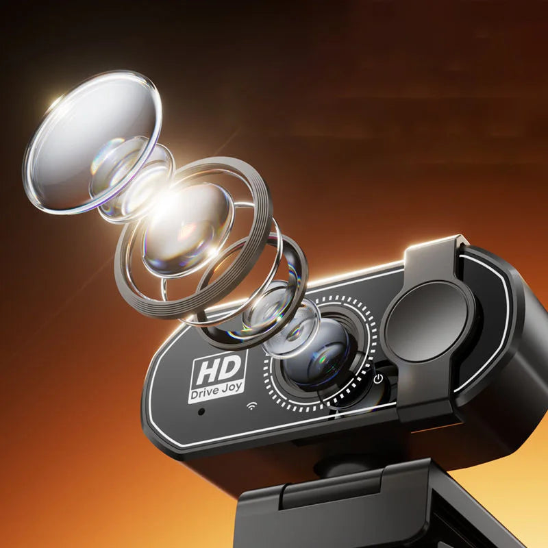 Webcam Xiaomi Q27 (4K/2K/1080p) com Microfone e Foco Automático