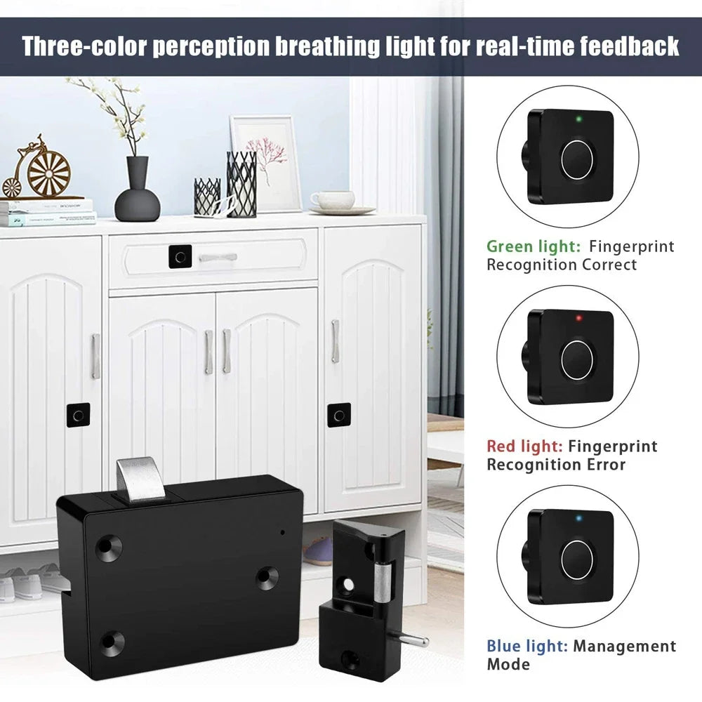 Fechadura Inteligente para Gavetas Recarregável