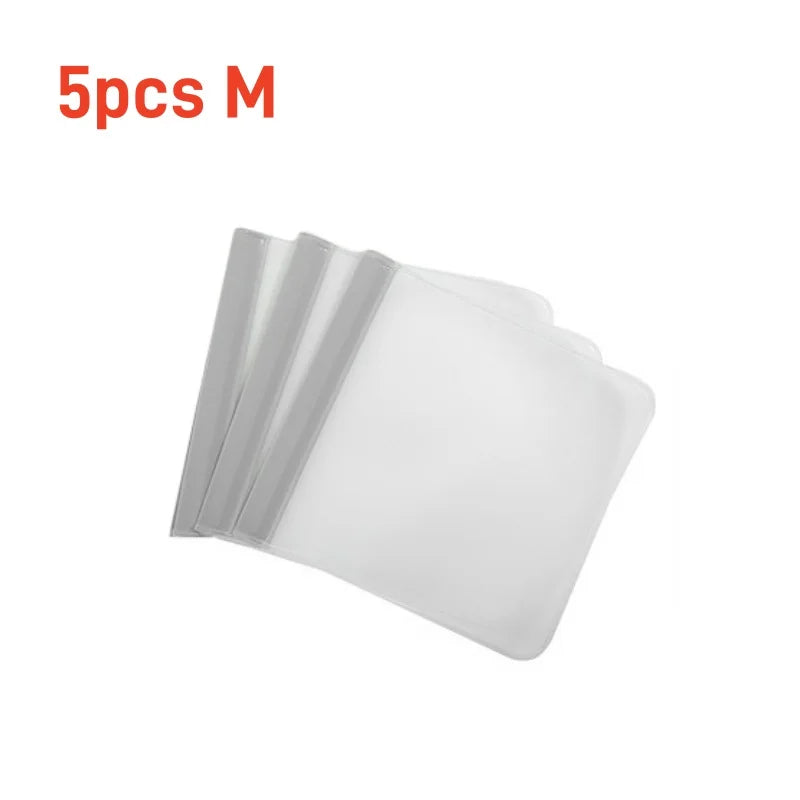 Kit Sacos de Armazenamento Reutilizáveis PEVA: (3/5/10/24 Peças)