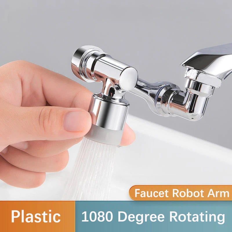 Bico de Torneira com Braço Extensor e Rotação 1080° (Adaptador 22/24mm)